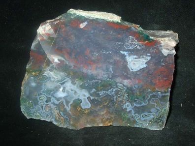 Moosachat/ Achat (Indien) Anschliff -Mineralien-Edelsteine-Heilsteine-Anschliffe-