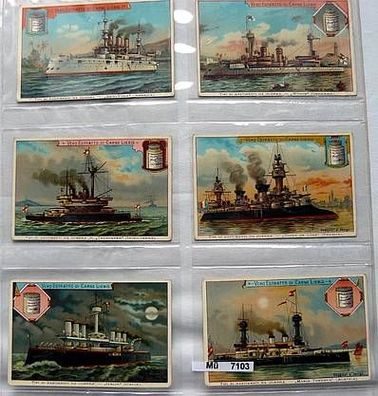 Liebigbilder Serie Italien Kriegsschiffe Tipi di Bastimenti da Guerra (2/7103)