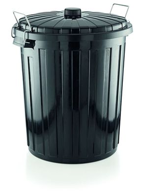 Abfalleimer Mülleimer Müllkorb Müllbehälter 55 Liter Ø 46 x H: 55 cm Gastlando