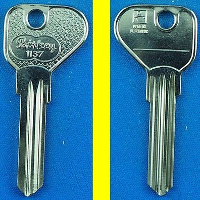 Schlüsselrohling Börkey 1137 für verschiedene FAB / Skoda