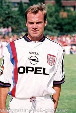 Christian Nerlinger Bayern München 96-97 seltens Foto + 3