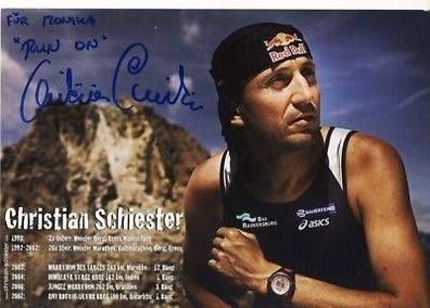 Christian Schiester Autogrammkarte Original Signiert + A9513