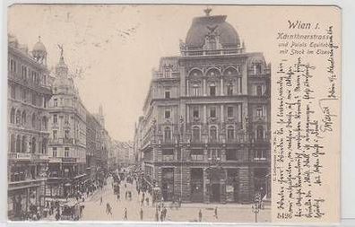 51928 Ak Wien Kärnthnerstrasse und Palais Equitable 1903