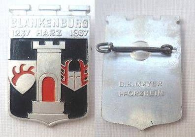 seltenes Abzeichen 700 Jahrfeier Blankenburg im Harz 1237-1937
