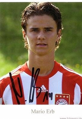 Mario Erb Bayern München II 2010-11 Autogrammkarte Original Signiert