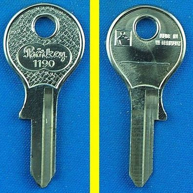 Schlüsselrohling Börkey 1190 für verschiedene Basta, Neiman / Fahrradschlösser