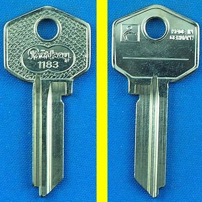 Schlüsselrohling Börkey 1183 für verschiedene Kawe, Tesa, Profil K, Donner