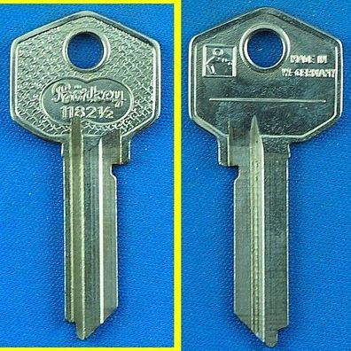 Schlüsselrohling Börkey 1182 1/2 für verschiedene Kawe, Tesa Profilzylinder
