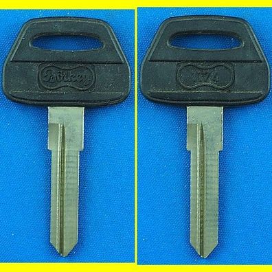 Schlüsselrohling Börkey 1174 Kunststoffkopf für verschiedene Saab / Assa Profil 42
