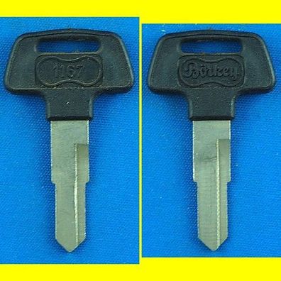 Schlüsselrohling Börkey 1167 Kunststoffkopf für verschiedene Suzuki