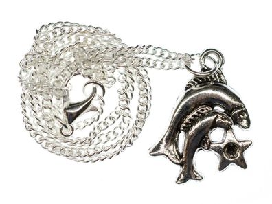 Fische Stern Kette Halskette Miniblings 45cm Sternzeichen Sternbild Horoskop