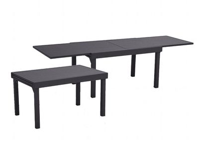 5tlg. Tischgruppe Set Garten Sitzgruppe Tisch Stuhl Stühle Sessel Holz Optik