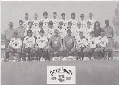 Mannschaftskarte TSV Havelsen 1990-91 TOP + A20265