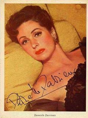 Danielle Darriuex Autogramm ca.10x15 cm (#Int W 116)