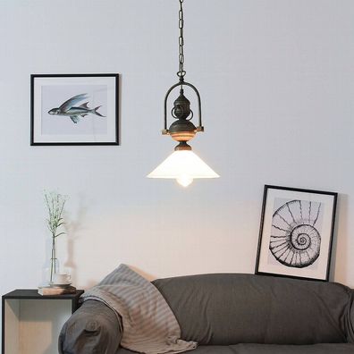 Exklusive Hängeleuchte Fiordo Industrie Vintage Retro Pendellampe Deckenlampe
