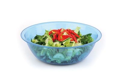 Salatschüssel Schüssel Salatschale Kunststoffschüssel blau Ø 40 cm Gastlando