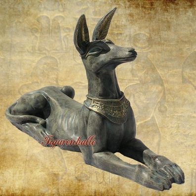 Ägyptischer Schakal Figur Statue Skulptur Deko Pharohnen Themen Aufsteller