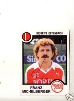 Franz Michelberger Kickers Offenbach 1984 Panini SB