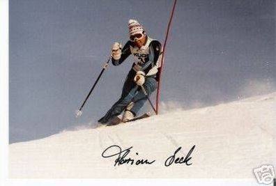 Florian Beck Ski Alpin AK ca.1982 Original Signiert + 11293