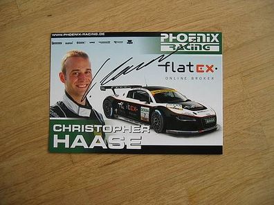 Rennfahrer Christopher Haase - handsigniertes Autogramm!!!