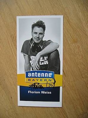 Antenne Bayern Moderator Florian Weiss - handsigniertes Autogramm!!!