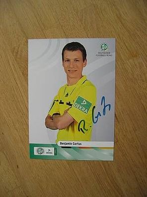 DFB Bundesligaschiedsrichter Benjamin Cortus - handsigniertes Autogramm!!!