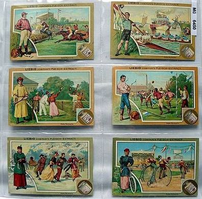 Liebigbilder Serie 339 Sportbilder III, komplett 1896 (5/6450)