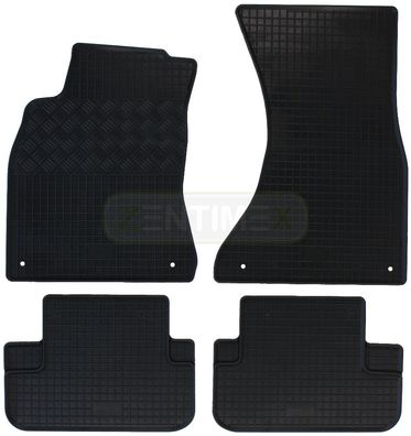 Fußmatten für Subaru Outback 3 Limousine Stufenheck 4-türer 2003-2009 grau