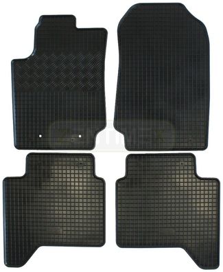 Gummifußmatten für Ford Tourneo Custom 2012-2 Reihen 6tlg