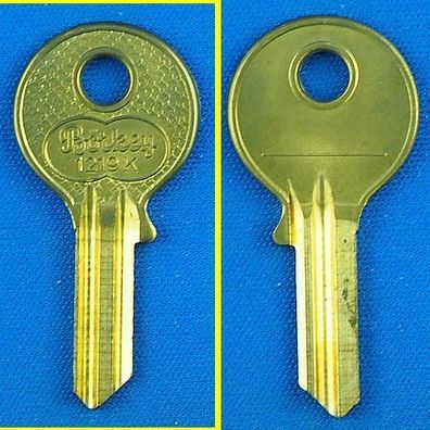 Schlüsselrohling Börkey 1219 K für verschiedene GeGe / Möbelzylinder, Stahlschränke