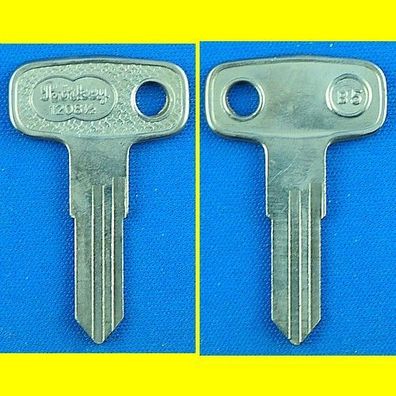 Schlüsselrohling Börkey 1208 1/2 / B5 für verschiedene Yamaha Motorräder