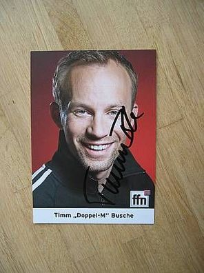 FFN Moderator Timm Doppel-M Busche - handsigniertes Autogramm!!!