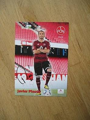 1. FC Nürnberg Saison 11/12 Javier Pinola - handsigniertes Autogramm!!!