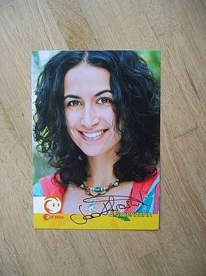 ZDF Löwenzahn Schauspielerin Sanam Afrashteh - handsigniertes Autogramm!!!