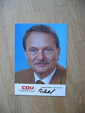 Sachsen-Anhalt CDU Politiker Jürgen Scharf - handsigniertes Autogramm!!!