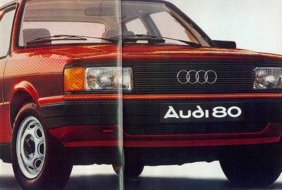 Audi 80. Ein Programm das nicht nur durch seine Wirtschaftlichkeit überzeugt.