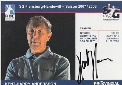 Kent-Harry Andersson SG Flensburg-Handewitt AK 2007-08 TOP + A20772