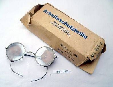 DDR Arbeitsschutzbrille VEB Formaplast Sohland im Originalkarton von 1967