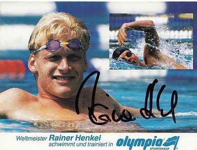Rainer Henkel TOP Gross AK Original Signiert + G 4290