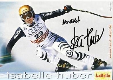 Isabelle Huber Original Signiert Autogrammkarte + A9286