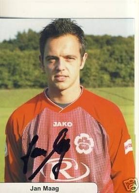 Jan Maag FC Nöttingen 2004-05 Autogrammkarte + 66846