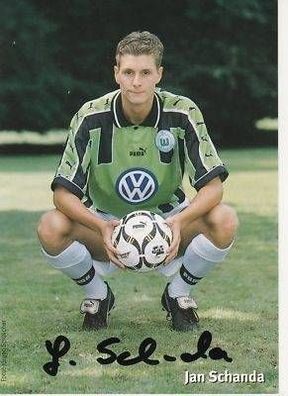 Jan Schanda VFL Wolfsburg 1998/99 1. Karte + 99919