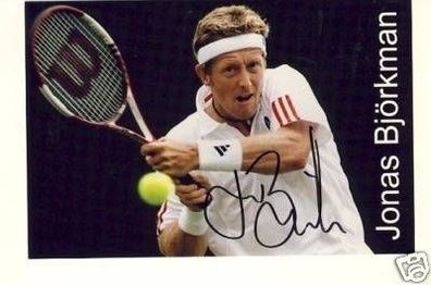 Jonas Björkman Tennis AK Orig. Signiert + 52359