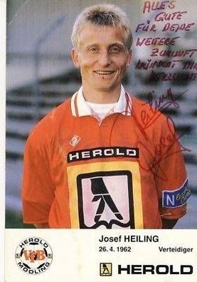 Josef Heiling VFB Mödling Autogrammkarte Original Signiert + A9125