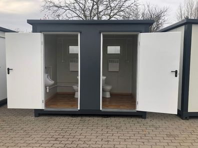 WC Container Sanitärcontainer Campingplatz Toilette Toilettenbox