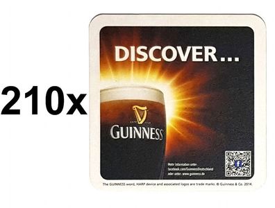 Guinness Discover Bierdeckel Untersetzer Unterlage Pappdeckel Bierfilz Aktion -