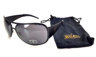 Bitburger Sonnenbrille Nerd Party Flieger Brille schwarz mit vollem UV Schutz i