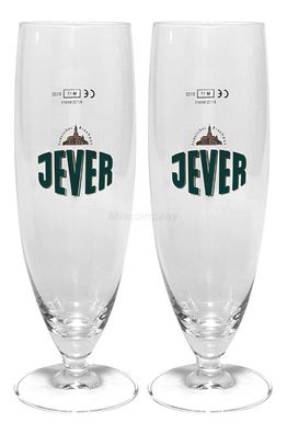 Jever Bier Glas Bierglas Tulpenglas Gläser Set – 2x Pilstulpen 300ml