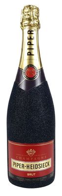 Piper-Heidsieck Brut Champagner 0,75l (12% Vol) Bling Bling Glitzerflasche in s