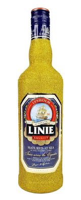 Linie Aquavit Norwegische Spezialität 0,7l 700ml (41,5% Vol) - Bling Bling Glit